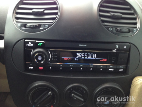 USB + Bluetooth Radio im VW Beetle
