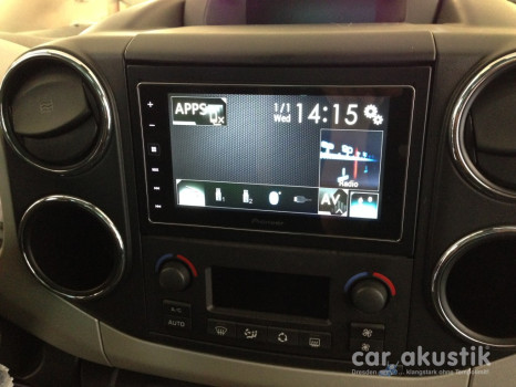 Pioneer SPH-DA120 AppleCarPlay im Citroen Berlingo