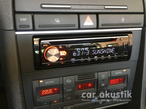 DAB+ im Audi A4 mit einem Pioneer DEH-X7800DAB