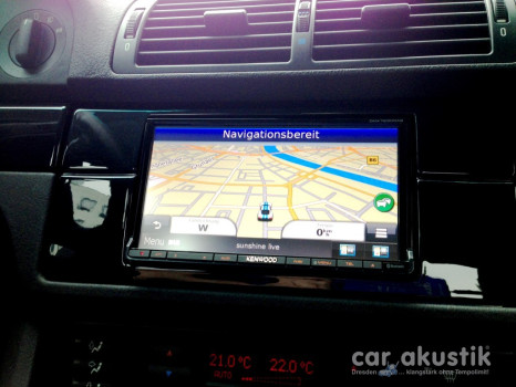 BMW E39 Doppel- DIN Umbau mit Janus- Design Blende und Kenwood DNX-7230DAB